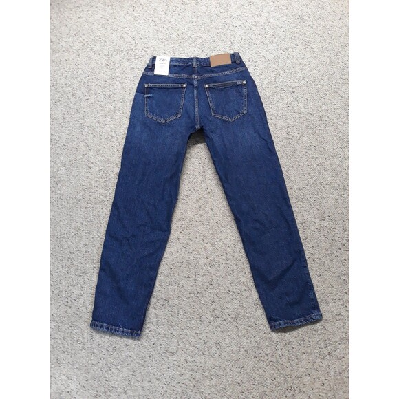 NWT 6 Zara Mom Fit High-Rise Slim Mom Leg Ankle Comfort - Picture 4 of 9